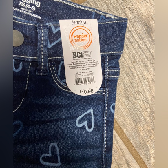 Heart Jean Jeggings BNWT - Picture 5 of 5